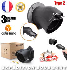 Support Câble Chargeur Voiture Electrique Mural  ✅EV Etui Type 2 Prise Etanche +