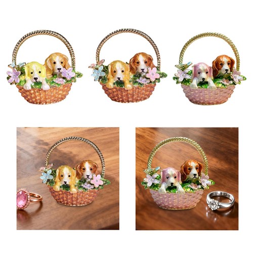 Boîte bijoux émaillée à - émaillée,