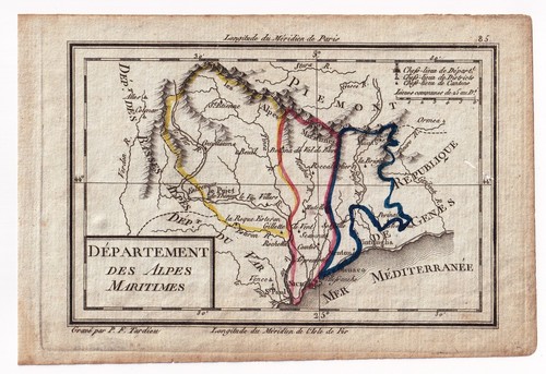 Carte xviiie département - xviiie, des