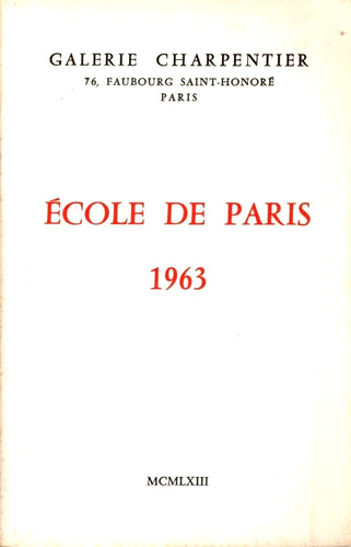 Ecole paris 1963 - ecole, de