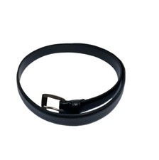 Saint Laurent Paris Black leather Belt Size 75