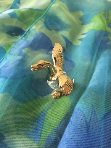 Goose figurine with - with, swarovski