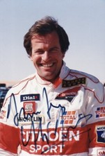 PHOTO DEDICACEE - HUBERT AURIOL - RALLYE - 10x15 cm