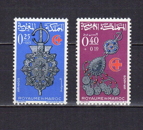 Maroc 1975 croissant rouge - maroc, croissant-rouge