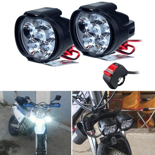 Phares moto 6 led - de, à