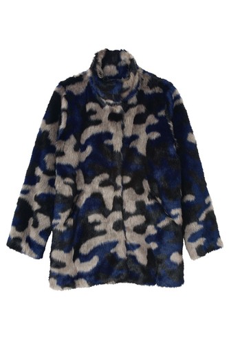 Veste manteau fourrure - fourrure, monki