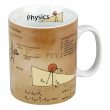Könitz Physics Knowledge Mug anglais Tasse à café en porcelaine 460ml