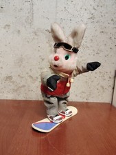 Peluche Automate Lapin Rose Piles Duracell Snowboard Vintage C-6 no Wonder
