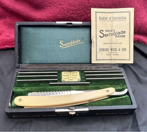 Semainier rasoir sextoblade - rasoir,