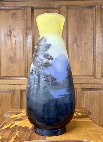 émile gallé important vase - -,