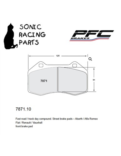 Pfc brakes 7871 - brakes, 7871.10
