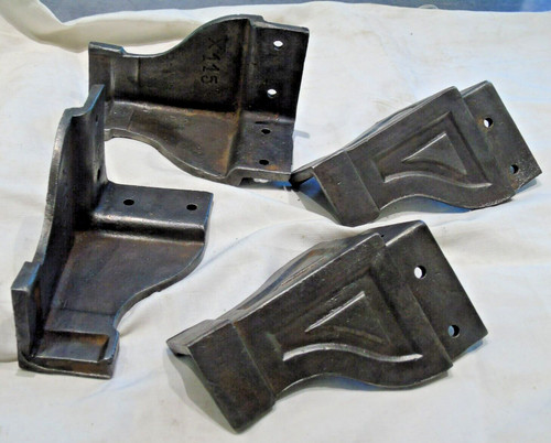 Lot pieds métalliques - lot, 4