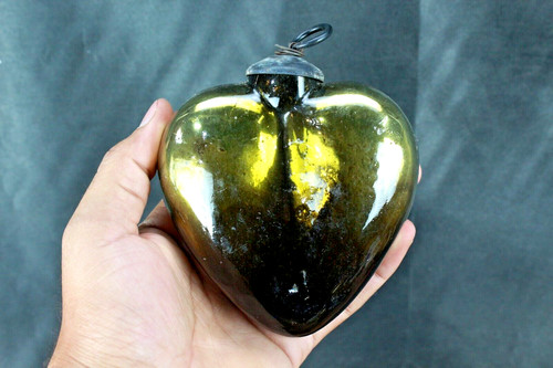 Ancien ornement verre boule - en,
