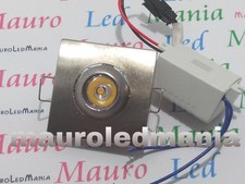 Punto Lumière Applique Mini Spot Encastré Luminaire Carré Réglable LED 1W 6000K