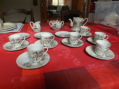 Service thé porcelaine - service, à