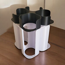 Rangement Blanc et Noir 12 pots + 12 couvercles pour yaourtière Multidelices