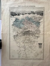 CARTE DE L'ALGERIE MIGEON LACOSTE CONBSTANTINE