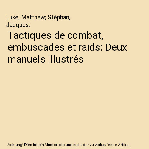 Tactiques combat - de,