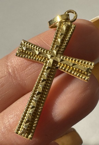Pendentif croix 18 - pendentif,