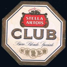 Sous Bock   Stella Artois Club