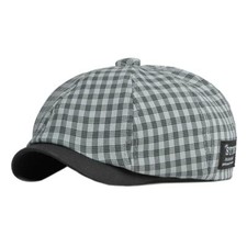 Cotton Carreaux Casquette Béret Plate Homme & Femme - Unisexe Réglable Vintag...