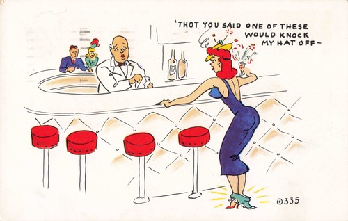 Postcard humor thot you said - thot,