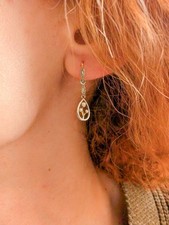 18K Gold Art Nouveau Pearl