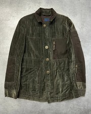 2000s Marithé + François Girbaud Green & Brown Velvet Signature Jacket (M/L)