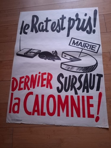Affiche epoque mai le rat - mai, 68
