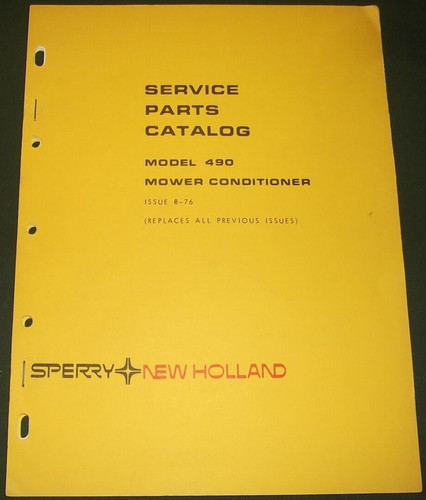 Sperry new holland manuel - new,