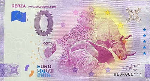 Billet euro cerza parc - billet,