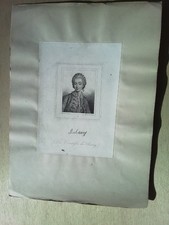 PORTRAIT   .Gravure . XIX Em