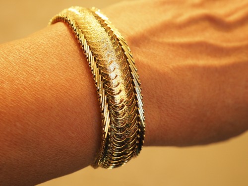 Bracelet ancien plaque - bracelet,