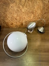 Suspension Art Déco opaline