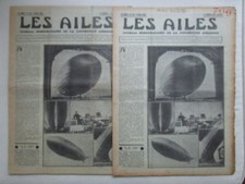  AILES 1936 769 DIRIGEABLE LZ-129 POTEZ RADIO BALLON EXPLORER SAINT RAPHAEL POU