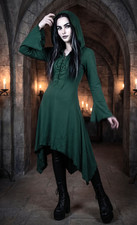 Capuche robe coin gothique - robe,