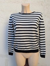 Pull marinière laine et