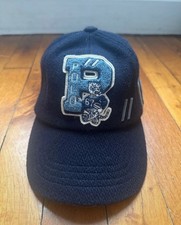 RARE POLO RALPH LAUREN Tiger Mascot Brooklyn Varsity Hat Wool Cap Navy