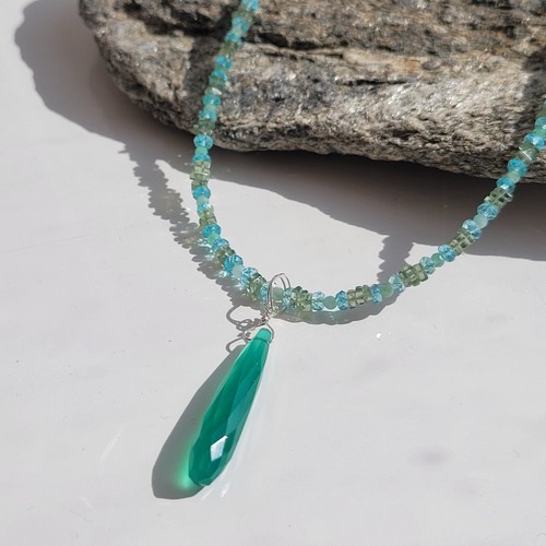 Collier pendentif argent - collier,