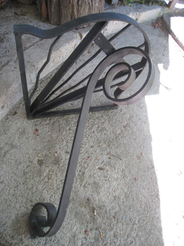 Console angle fer forgé - fer,