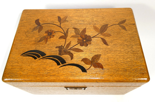 Boîte couture bois - boîte, avec