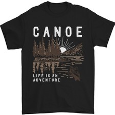 Canoë Aventure Canoë Kayak Faisant Du Kayak T-Shirt 100% Coton