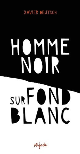 Homme noir sur fond - blanc,