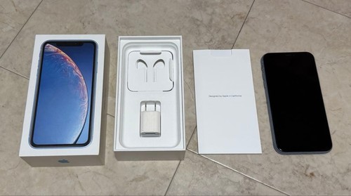 Apple iphone 128gb blue - iphone,