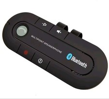 Kit Main Libre Voiture Bluetooth Multipoint Fixation Pare-soleil Autonomie 16h