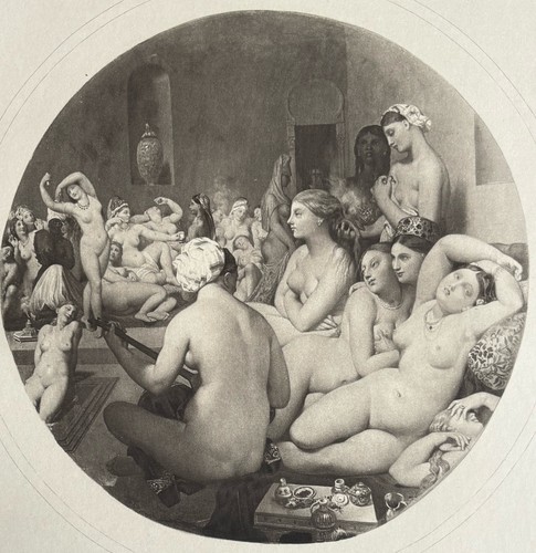 Ingres gravure bain - gravure, le