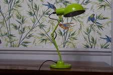 LAMPE DE BUREAU - CHAMBRE ENFANT - VINTAGE - VERT POMME - BEL ETAT 