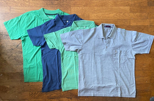 Lot polos 2 verts - 4, (