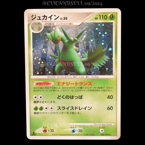 Carte pokémon jungko - carte, lv.56