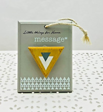 Maison du Monde porte-message bois gris blanc à pince 10,9 x 8,5 cm env